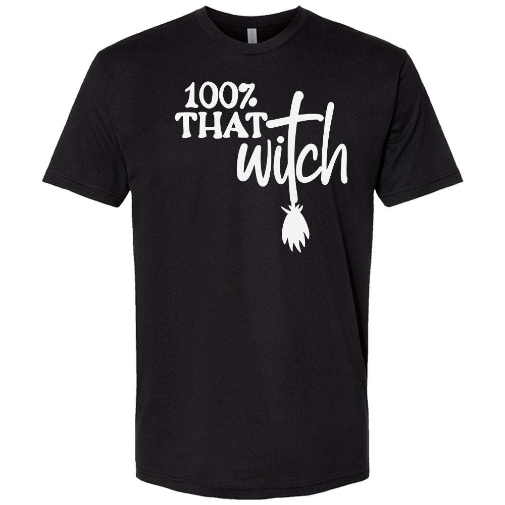 100% That Witch Premium Halloween T-Shirt | Embedded Designz