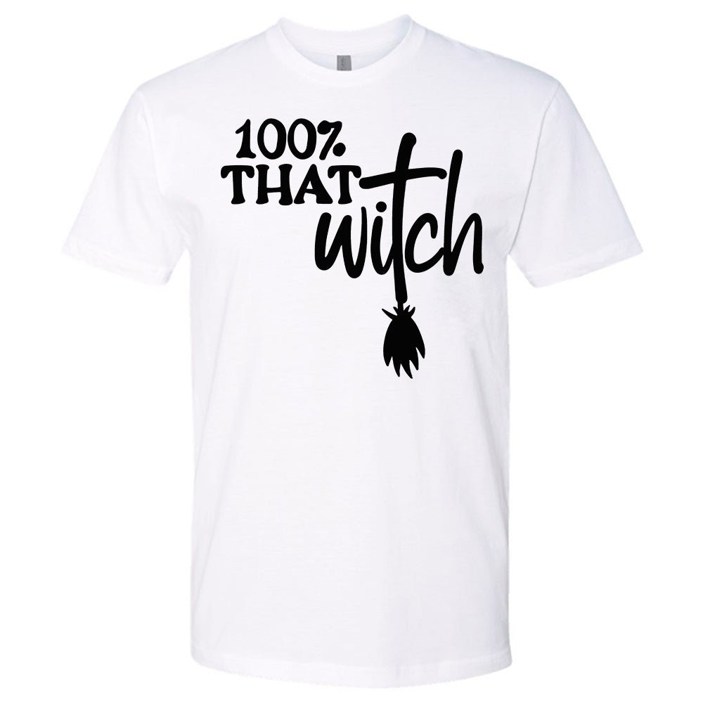 100% That Witch Premium Halloween T-Shirt | Embedded Designz