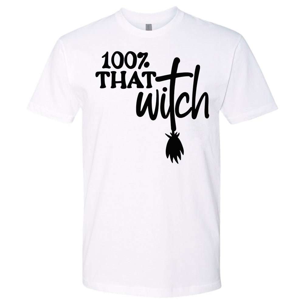100% That Witch Premium Halloween T-Shirt | Embedded Designz