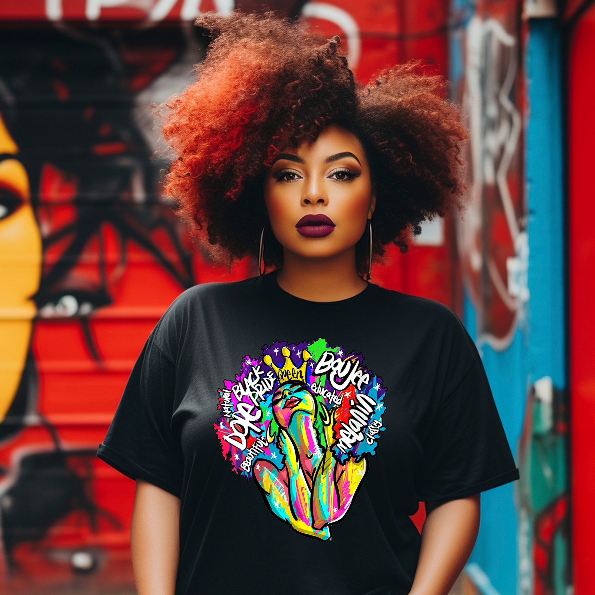 Dope Black Queen Premium T-Shirt | Embedded Designz
