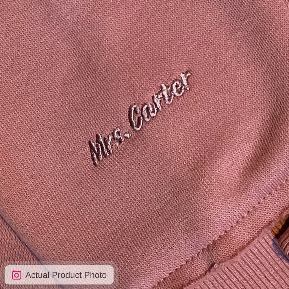 Wifey Embroidered Sweatshirt