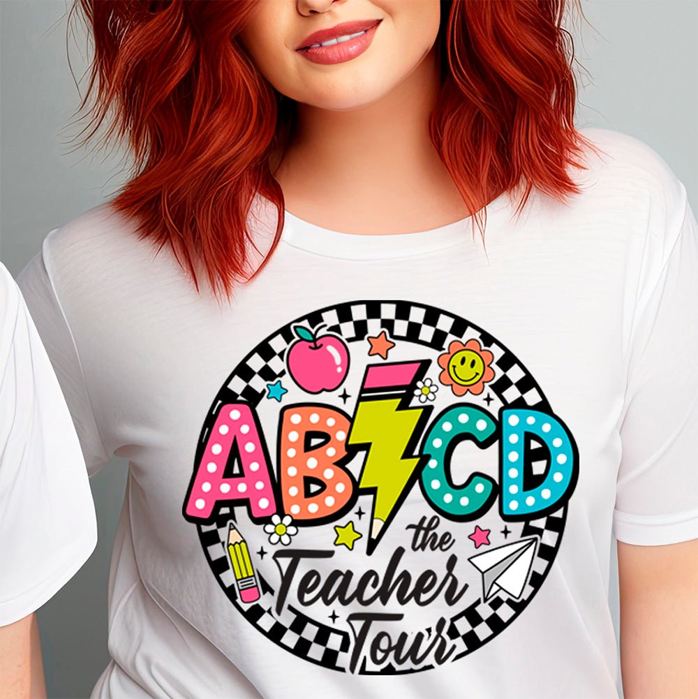 ABCD Teacher Tour Premium T-Shirt | Embedded Designz