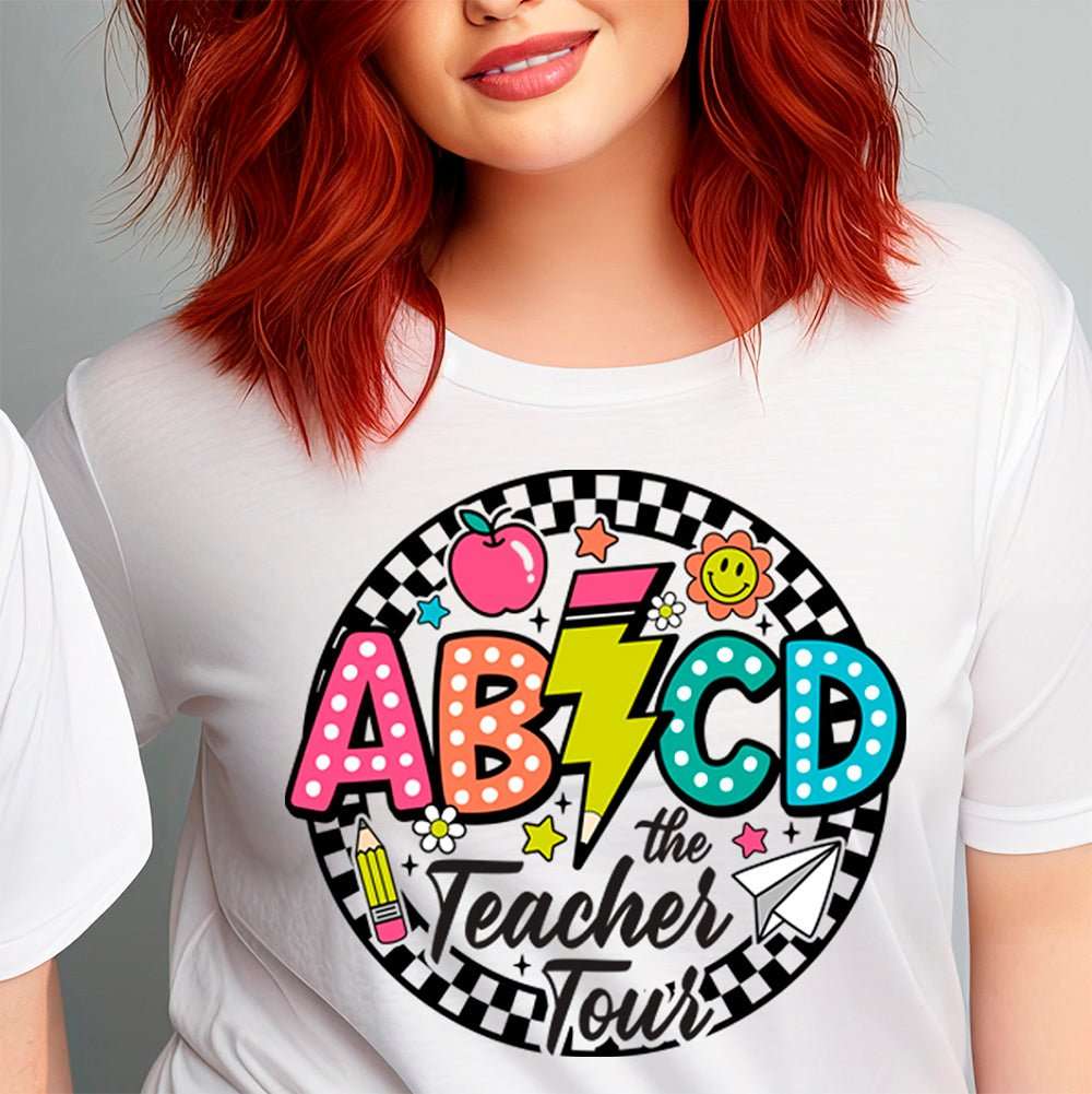 ABCD Teacher Tour Premium T-Shirt | Embedded Designz