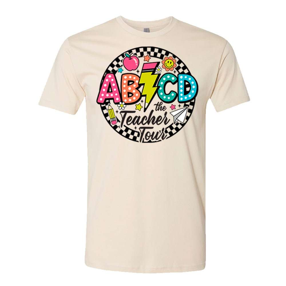 ABCD Teacher Tour Premium T-Shirt | Embedded Designz