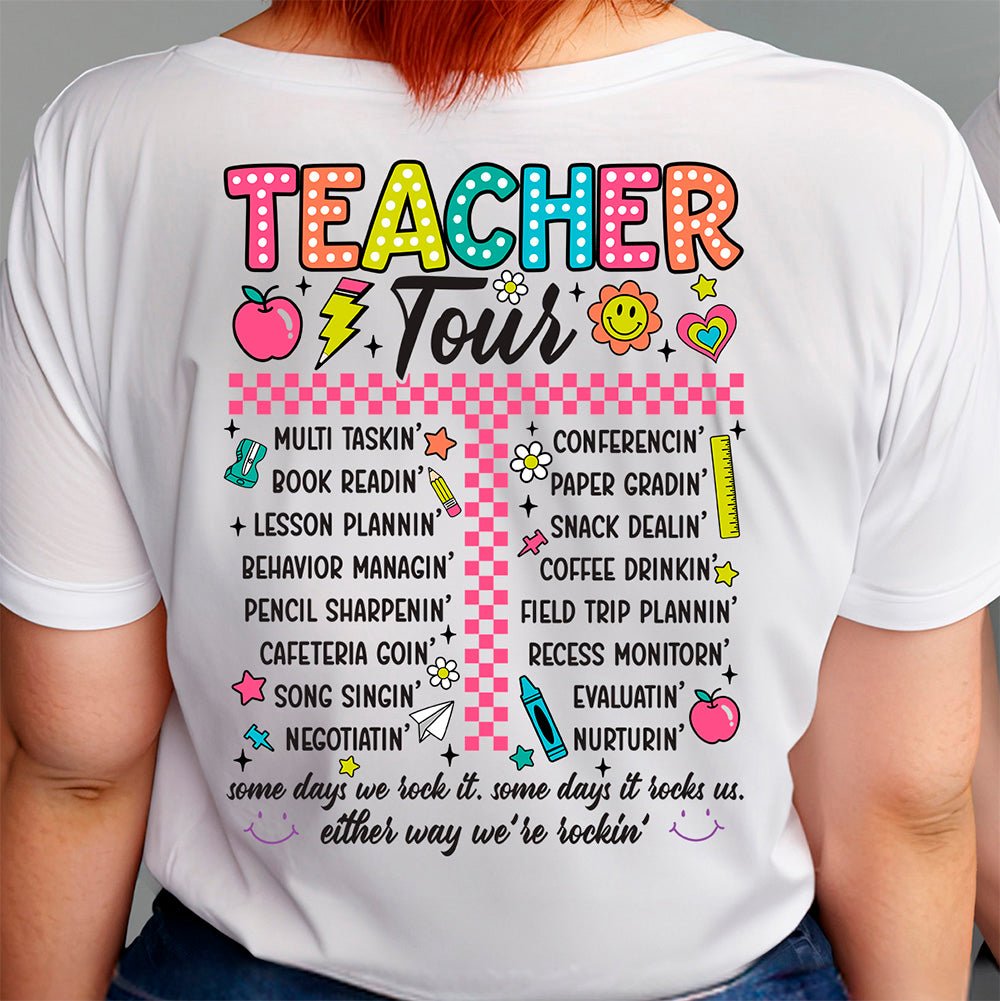 ABCD Teacher Tour Premium T-Shirt | Embedded Designz