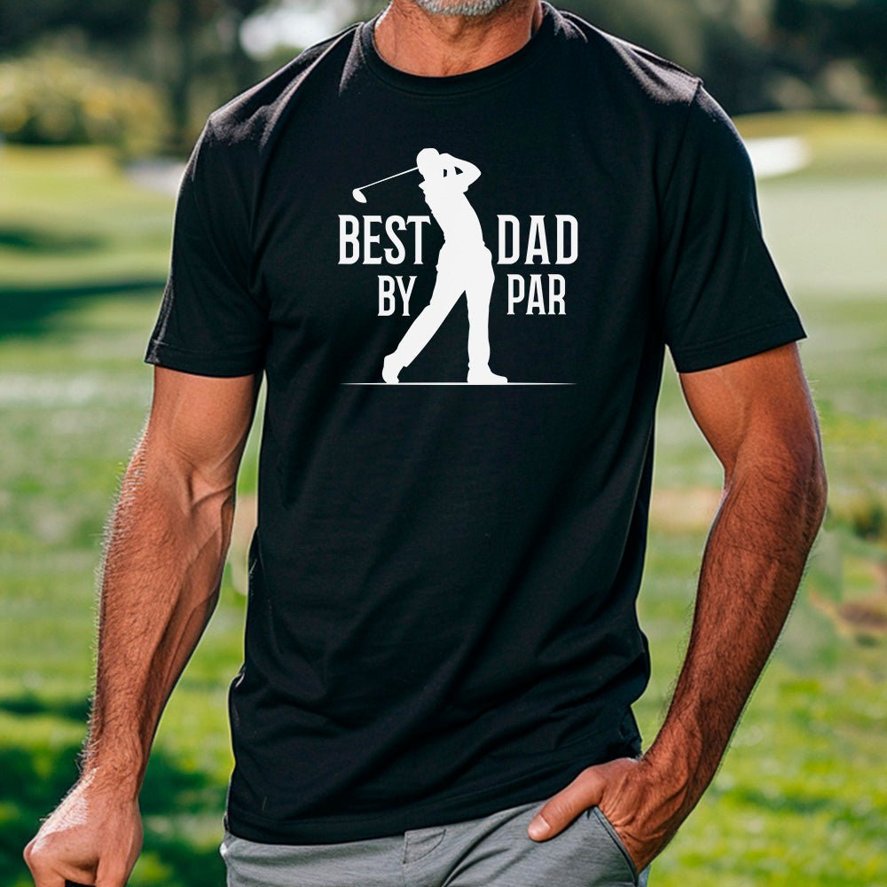 Best Dad By Par Father's Day Premium T-Shirt | Embedded Designz