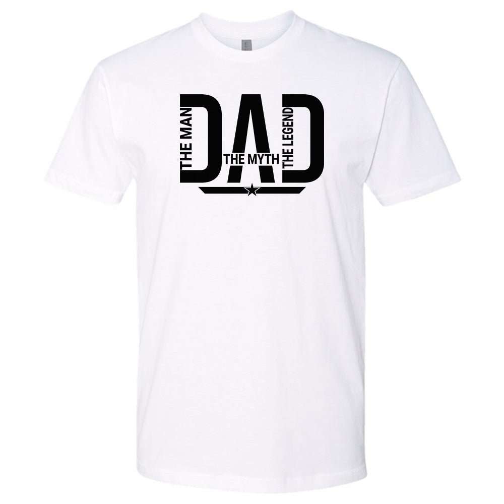 Dad - Man, Myth, Legend Father's Day Premium T-Shirt | Embedded Designz