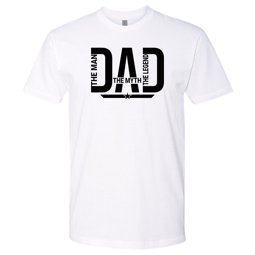 Dad - Man, Myth, Legend Father's Day Premium T-Shirt | Embedded Designz