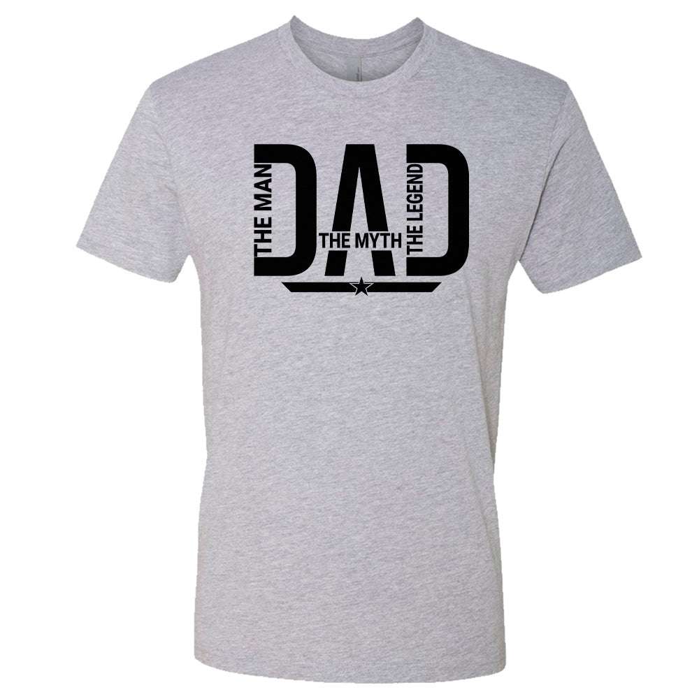 Dad - Man, Myth, Legend Father's Day Premium T-Shirt | Embedded Designz