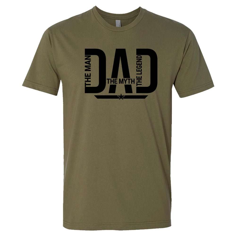 Dad - Man, Myth, Legend Father's Day Premium T-Shirt | Embedded Designz