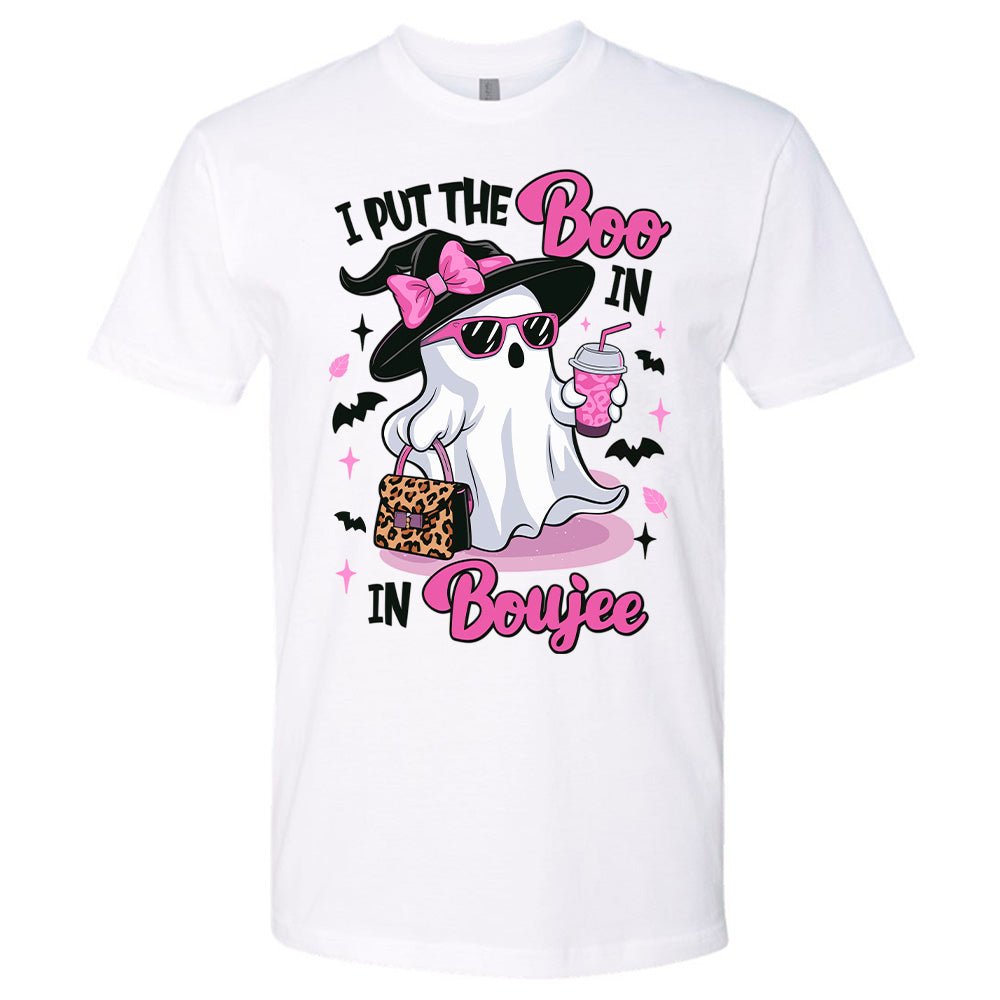I Put The Boo In Boujee Premium Halloween T-Shirt | Embedded Designz