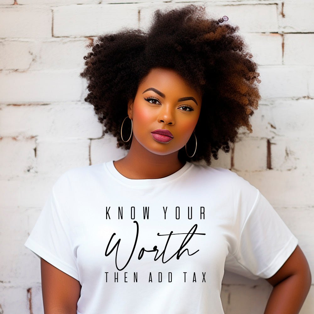 Know Your Worth Premium T-Shirt | Embedded Designz