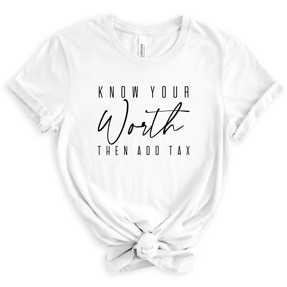 Know Your Worth Premium T-Shirt | Embedded Designz