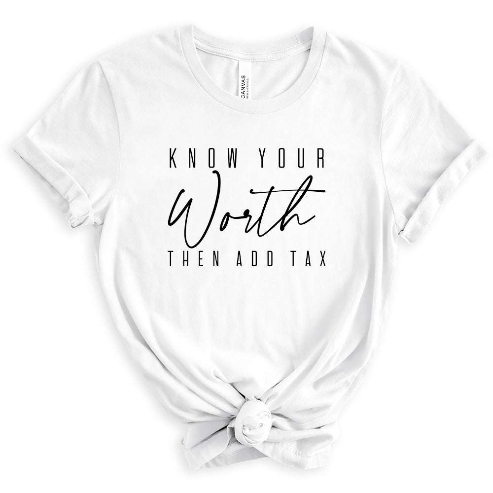 Know Your Worth Premium T-Shirt | Embedded Designz
