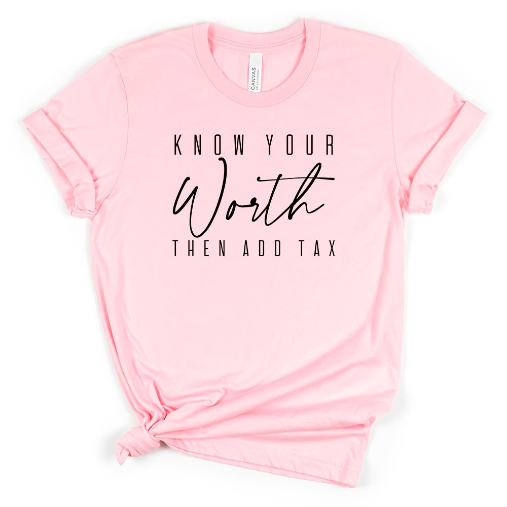 Know Your Worth Premium T-Shirt | Embedded Designz
