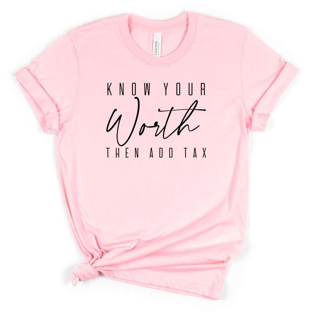 Know Your Worth Premium T-Shirt | Embedded Designz