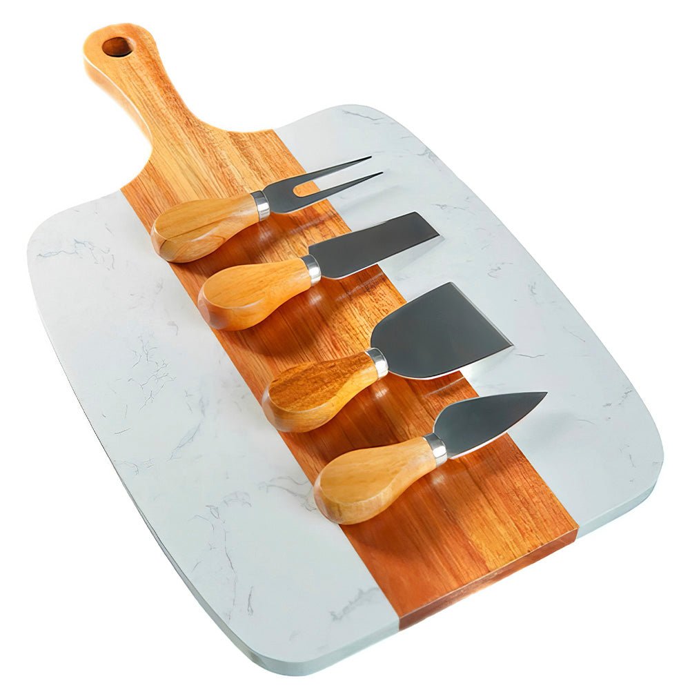 Custom Engraved Cheese Board Gift Set | Embedded Designz