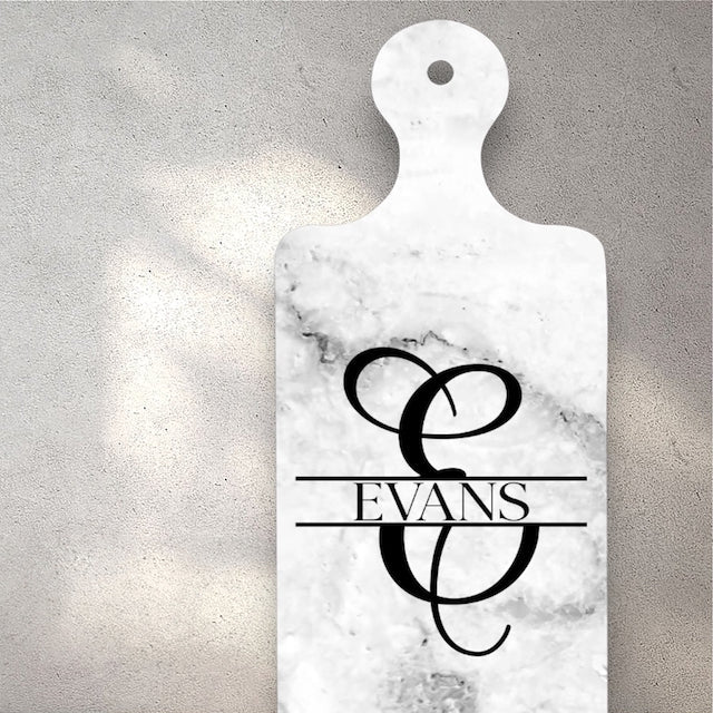Personalized Paddle Ceramic Trivet | Embedded Designz