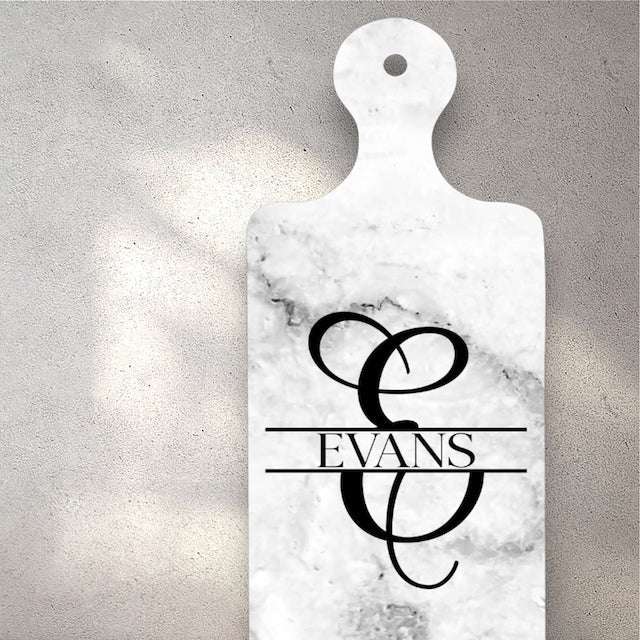 Personalized Paddle Ceramic Trivet | Embedded Designz