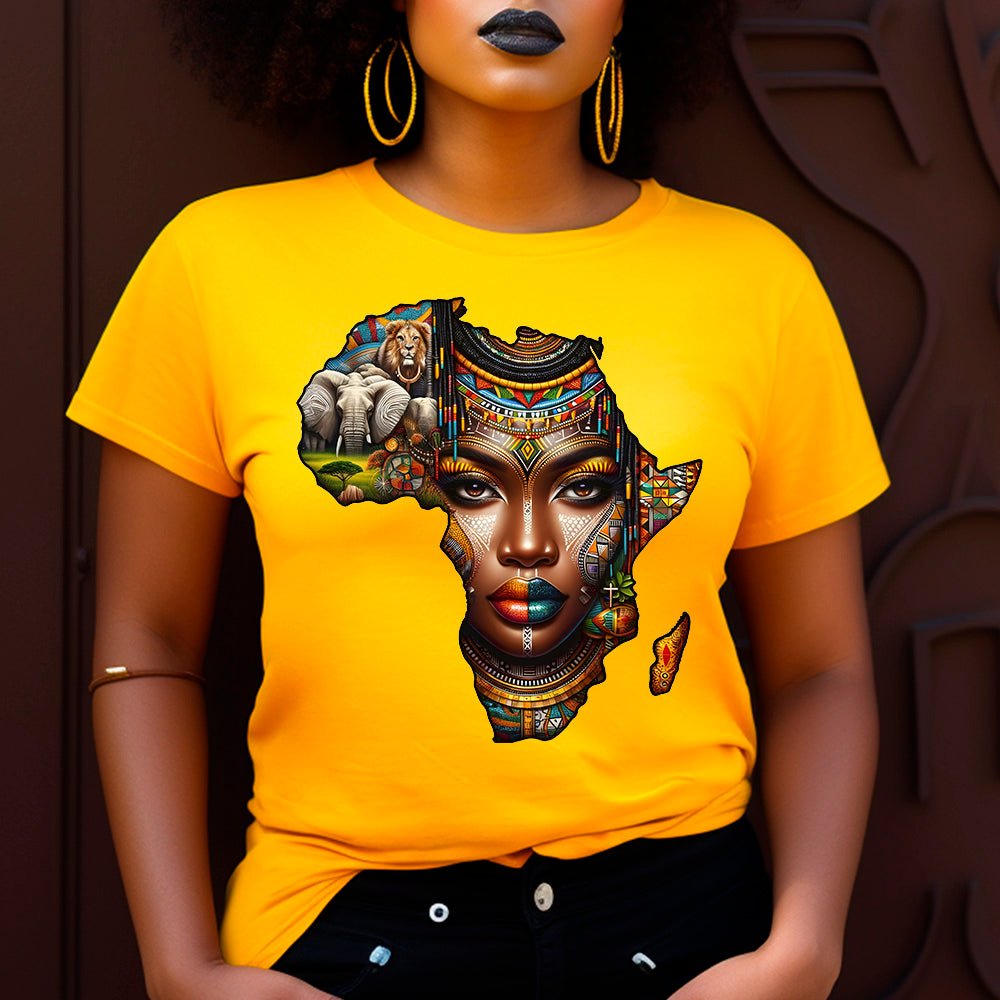 Queen Africa Premium T-Shirt | Embedded Designz