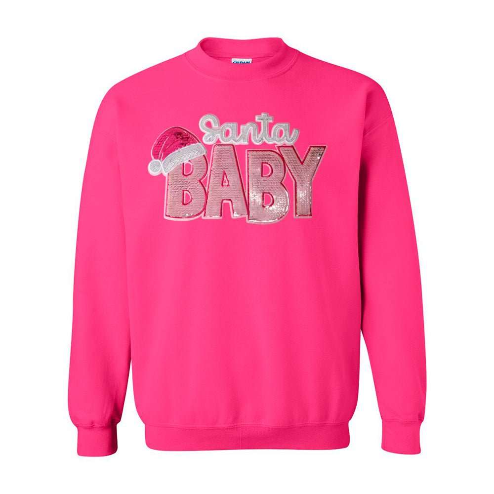 Santa Baby Premium Christmas Sweatshirt | Embedded Designz