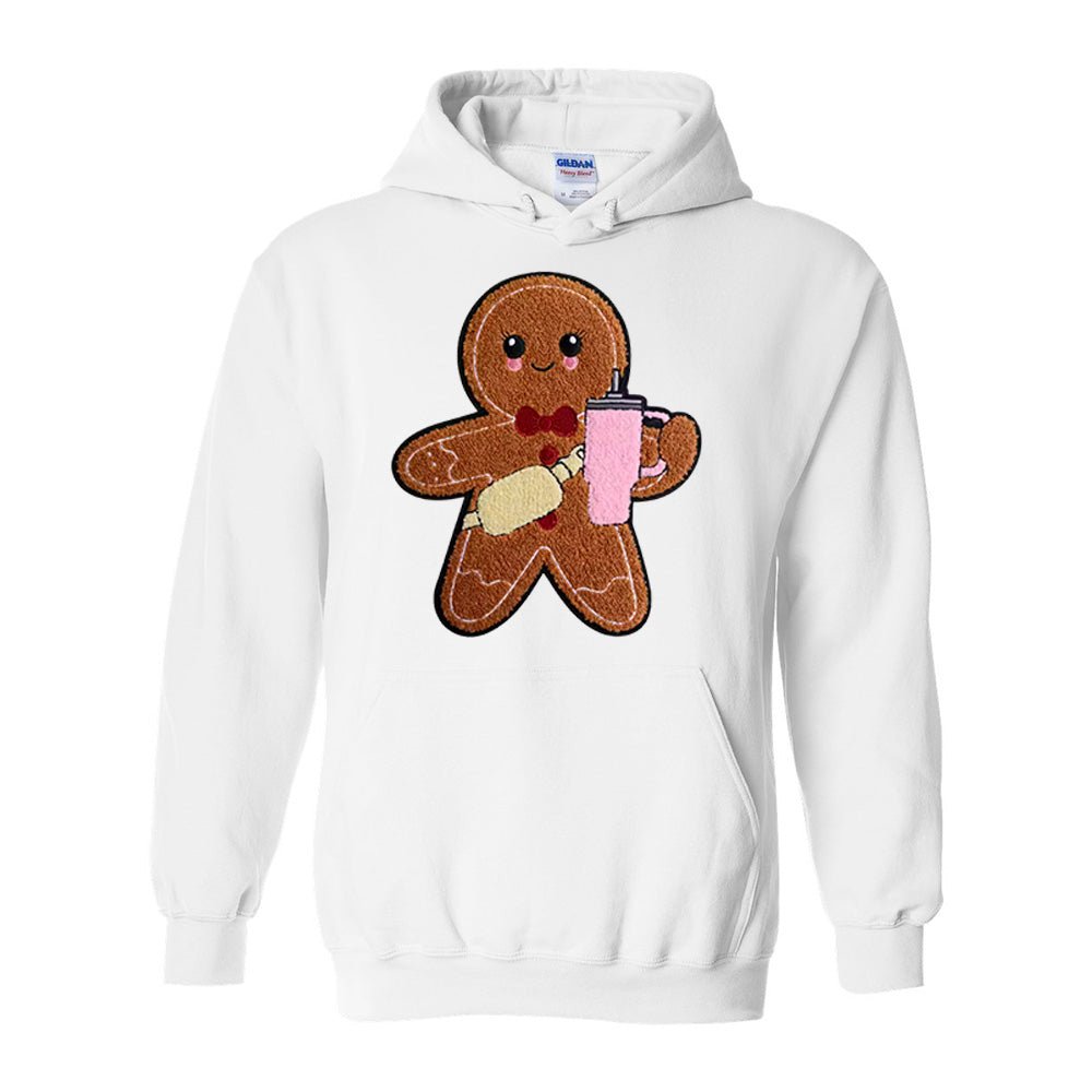 Sipping Ginger Premium Christmas Sweatshirt | Embedded Designz