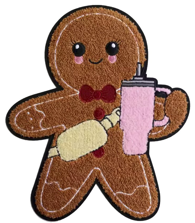 Sipping Ginger Premium Christmas Sweatshirt | Embedded Designz
