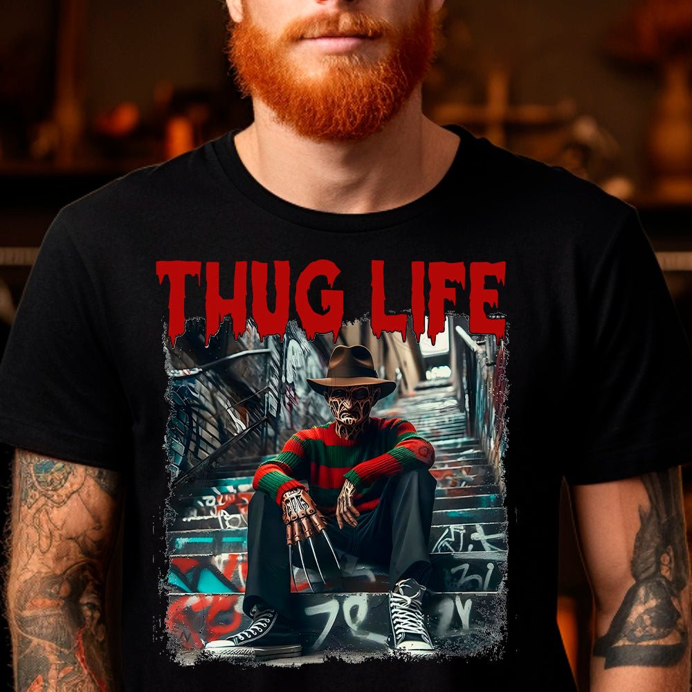 Thug Life Premium Halloween T-Shirt | Embedded Designz