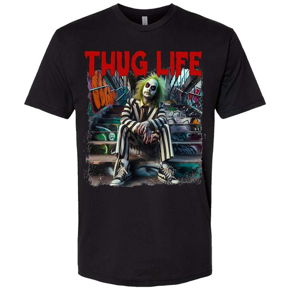 Thug Life Premium Halloween T-Shirt | Embedded Designz