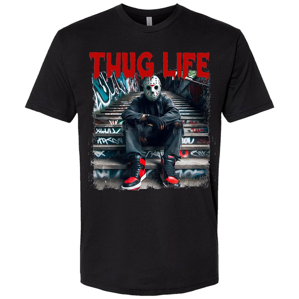 Thug Life Premium Halloween T-Shirt | Embedded Designz