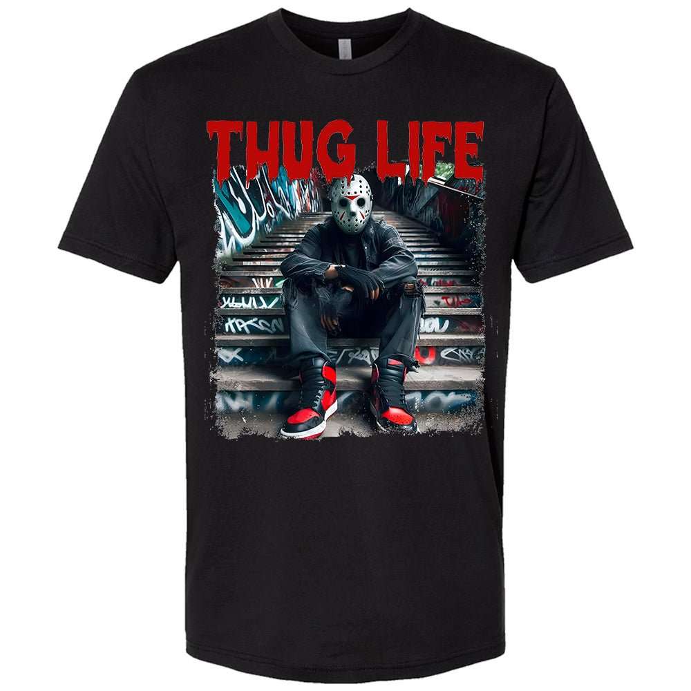Thug Life Premium Halloween T-Shirt | Embedded Designz