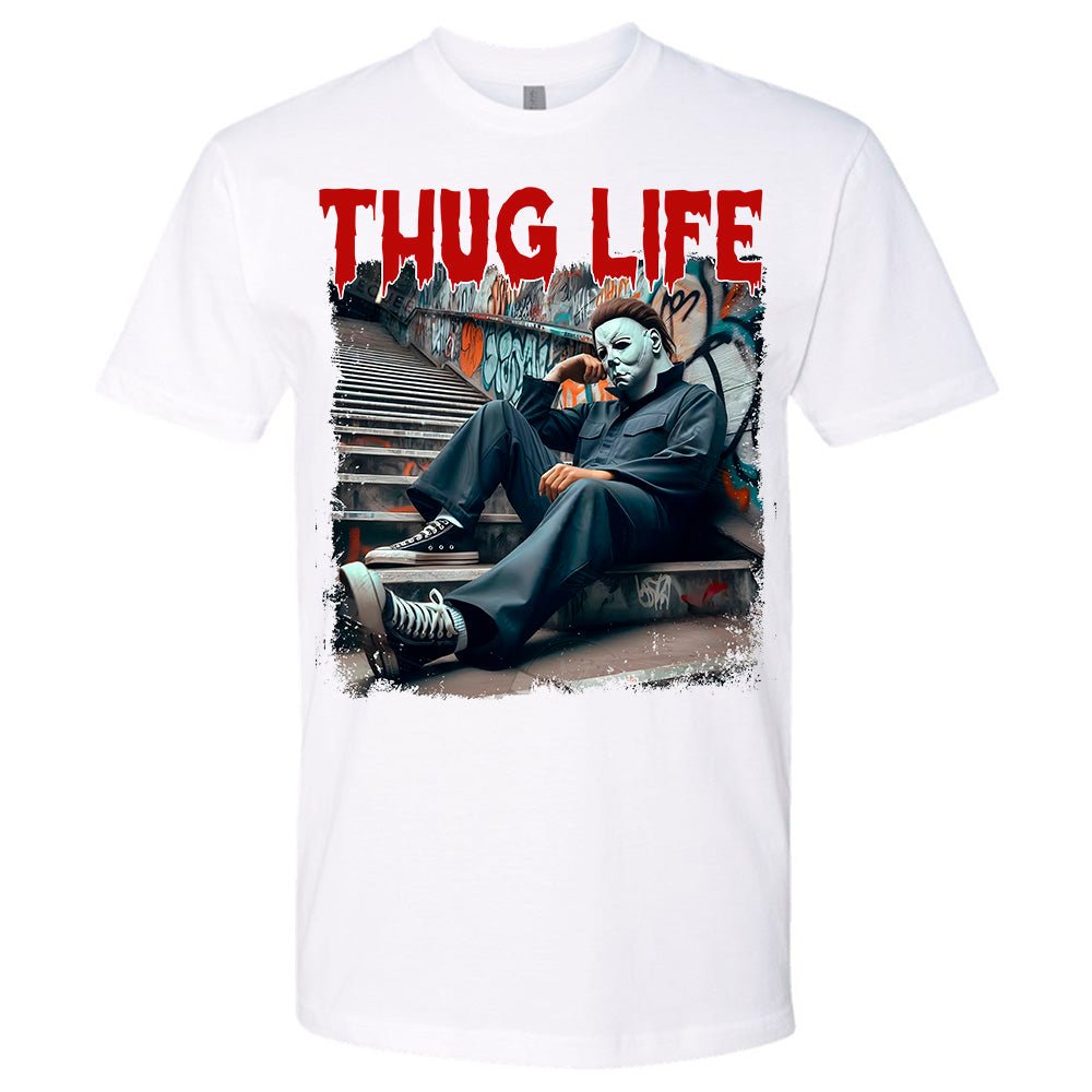 Thug Life Premium Halloween T-Shirt | Embedded Designz