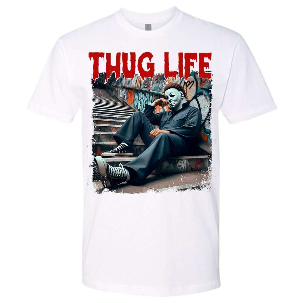 Thug Life Premium Halloween T-Shirt | Embedded Designz