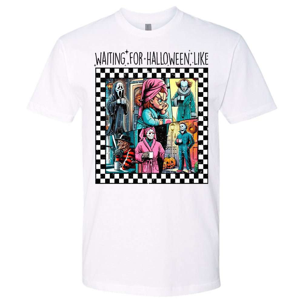 Waiting For Halloween Premium T-Shirt | Embedded Designz