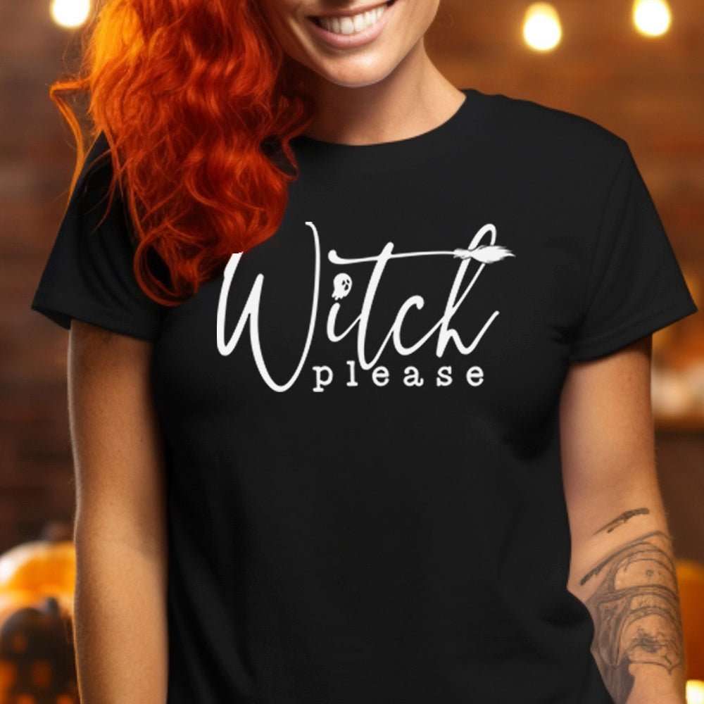 Witch Please Premium Halloween T-Shirt | Embedded Designz