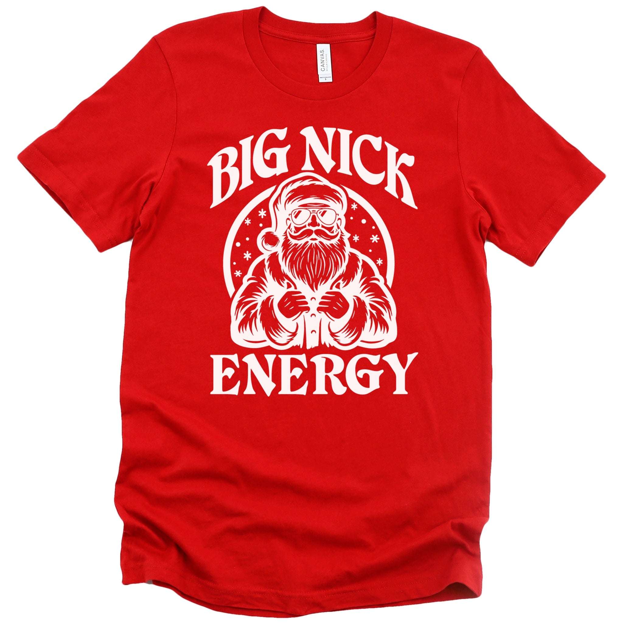 Big Nick Energy Premium Christmas T-Shirt | Embedded Designz