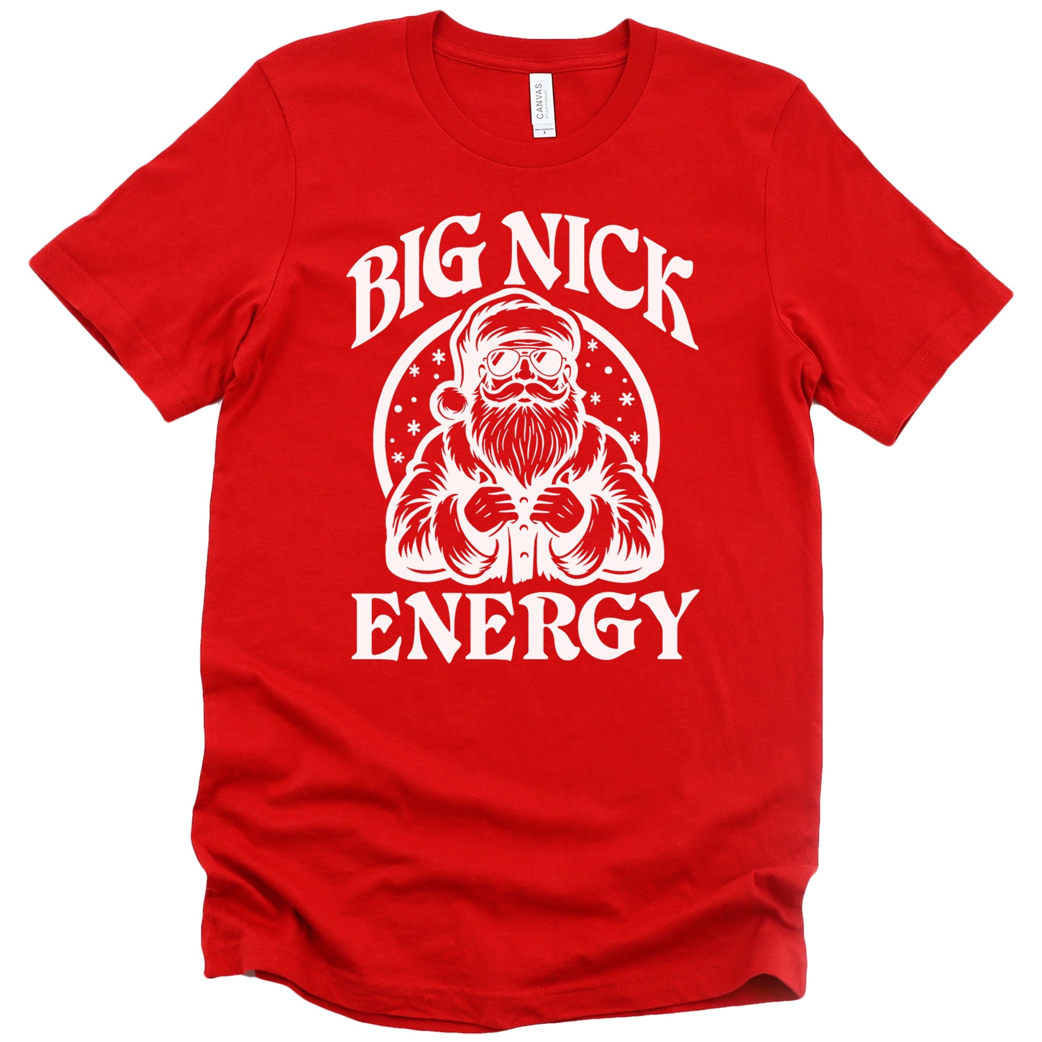 Big Nick Energy Premium Christmas T-Shirt | Embedded Designz