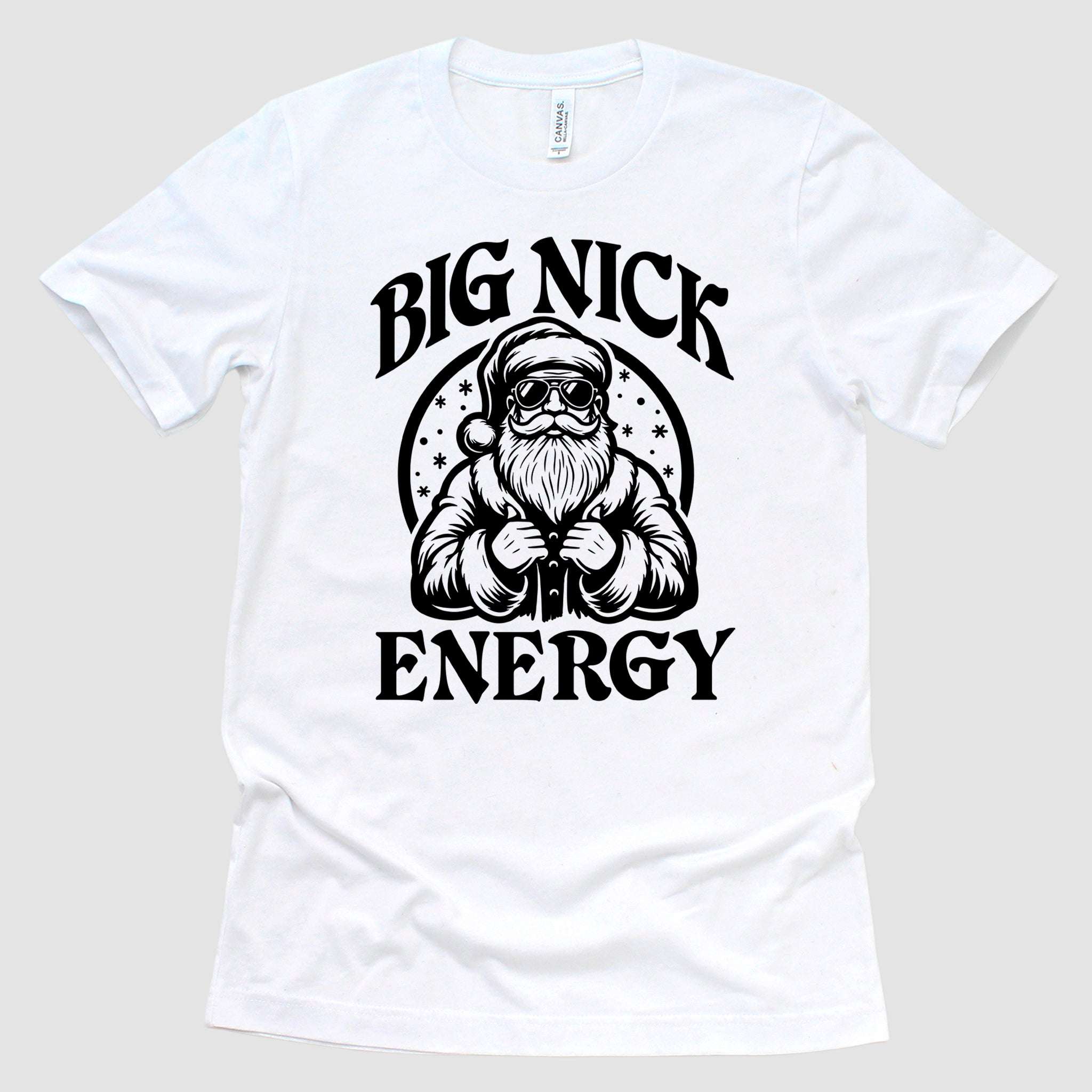 Big Nick Energy Premium Christmas T-Shirt | Embedded Designz