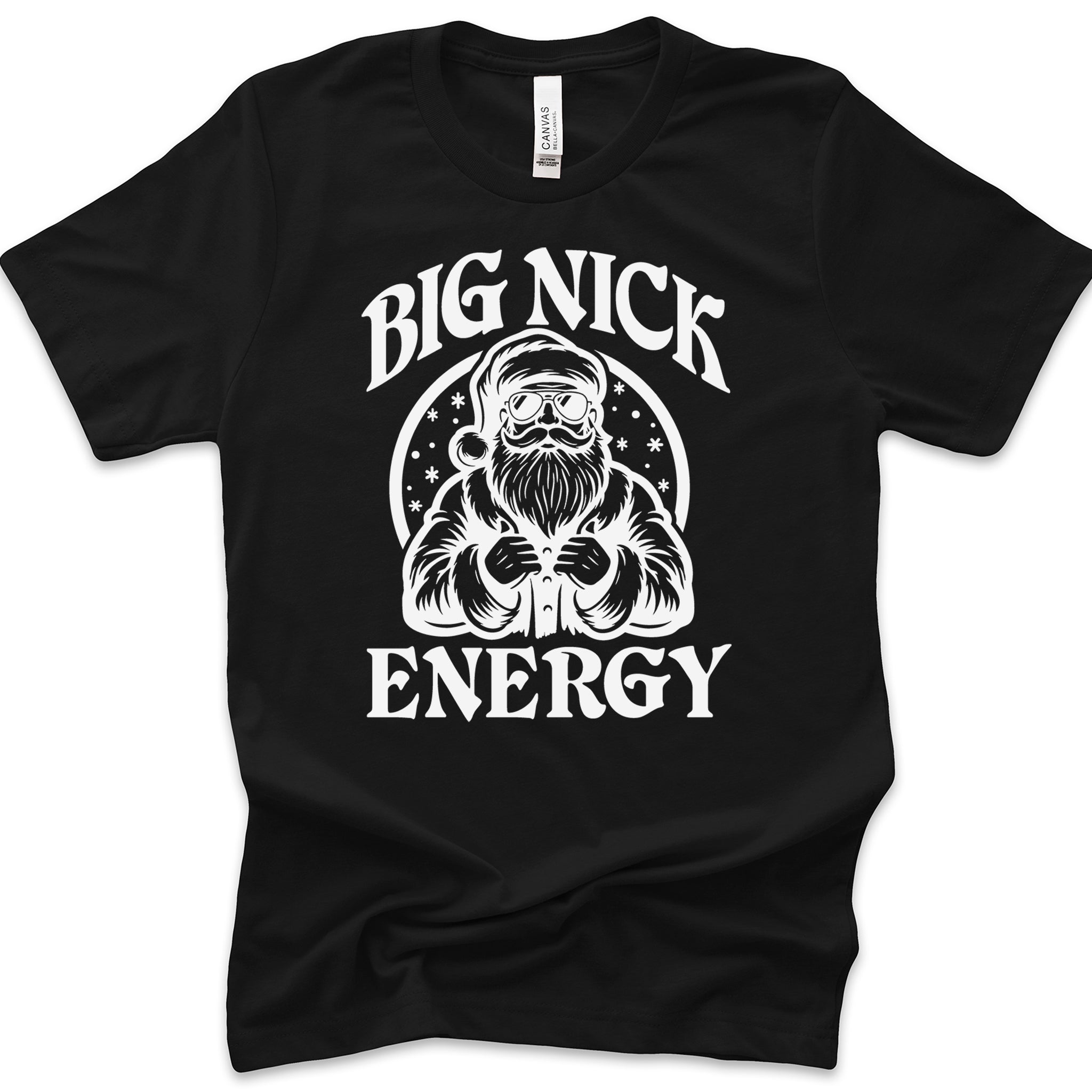 Big Nick Energy Premium Christmas T-Shirt | Embedded Designz