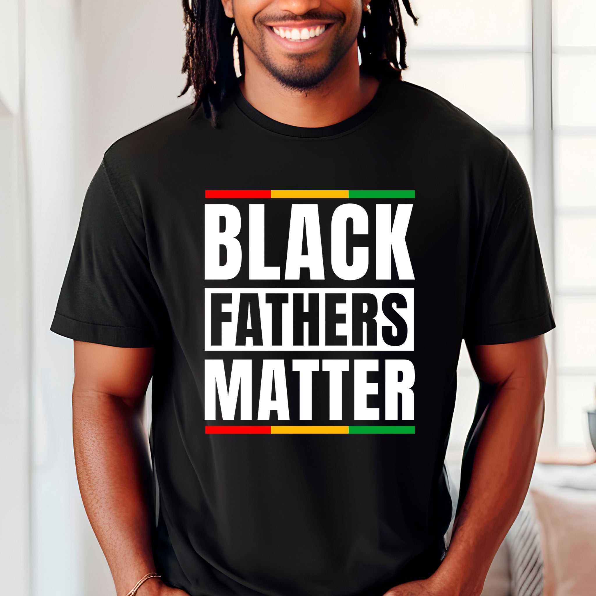 Black Fathers Matter Unisex Premium T-Shirt | Embedded Designz