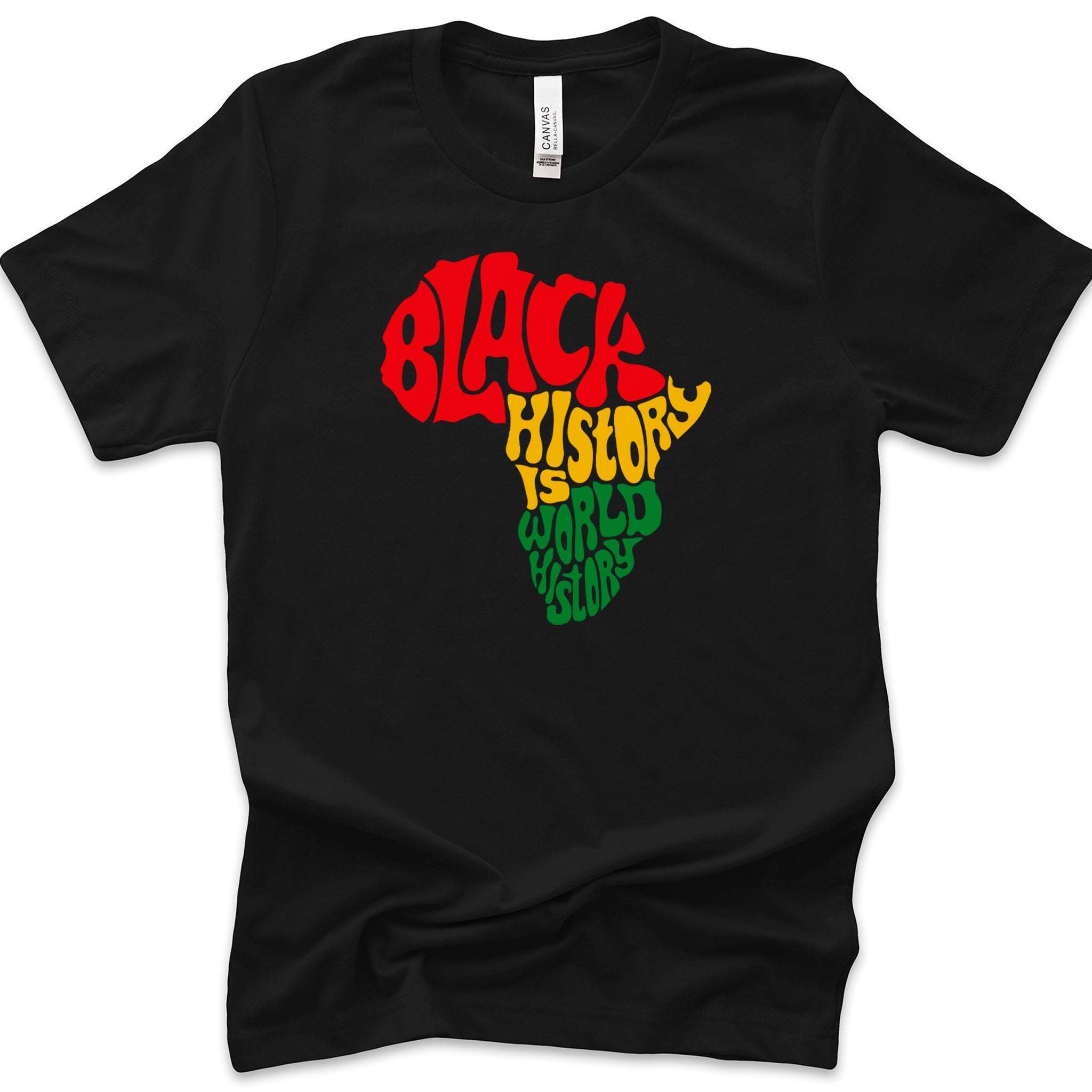 Black History Is World History Unisex Premium T-Shirt | Embedded Designz