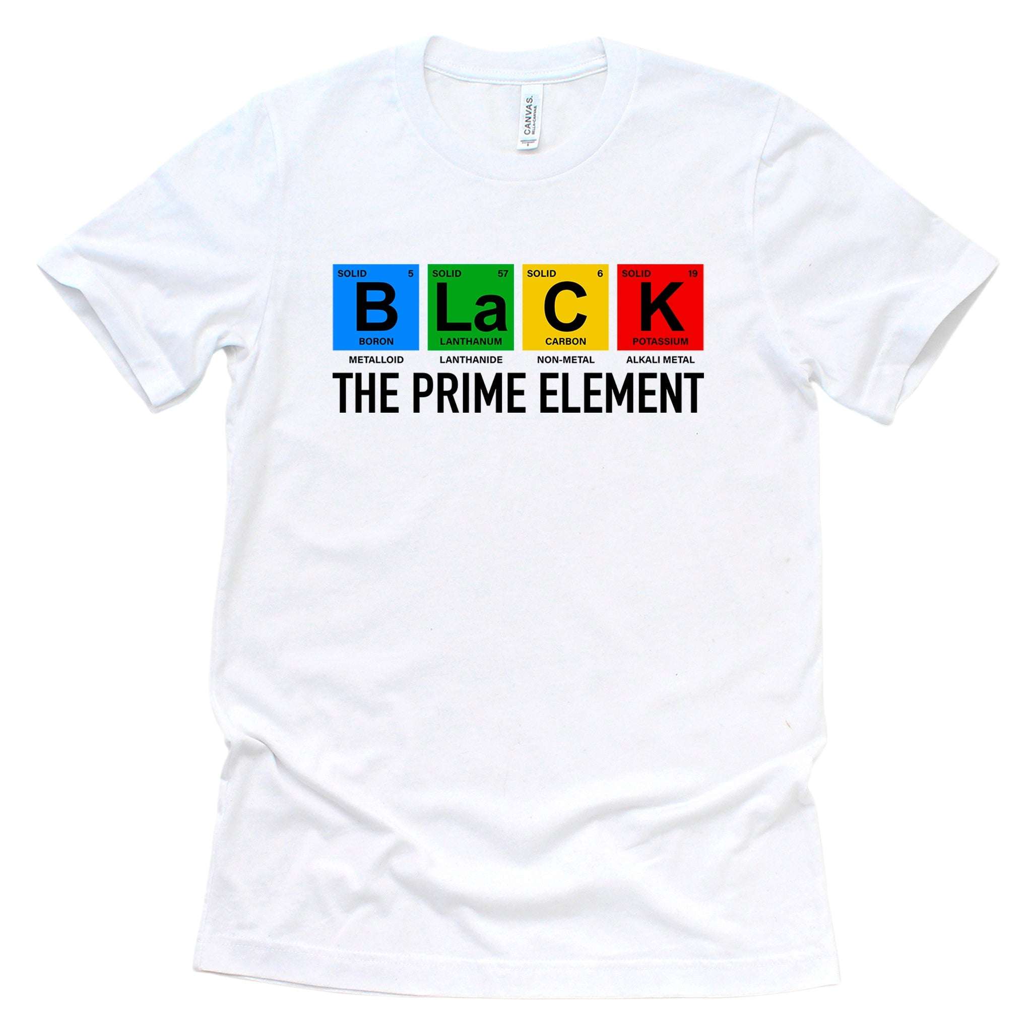Black...The Prime Element Unisex Premium T-Shirt | Embedded Designz