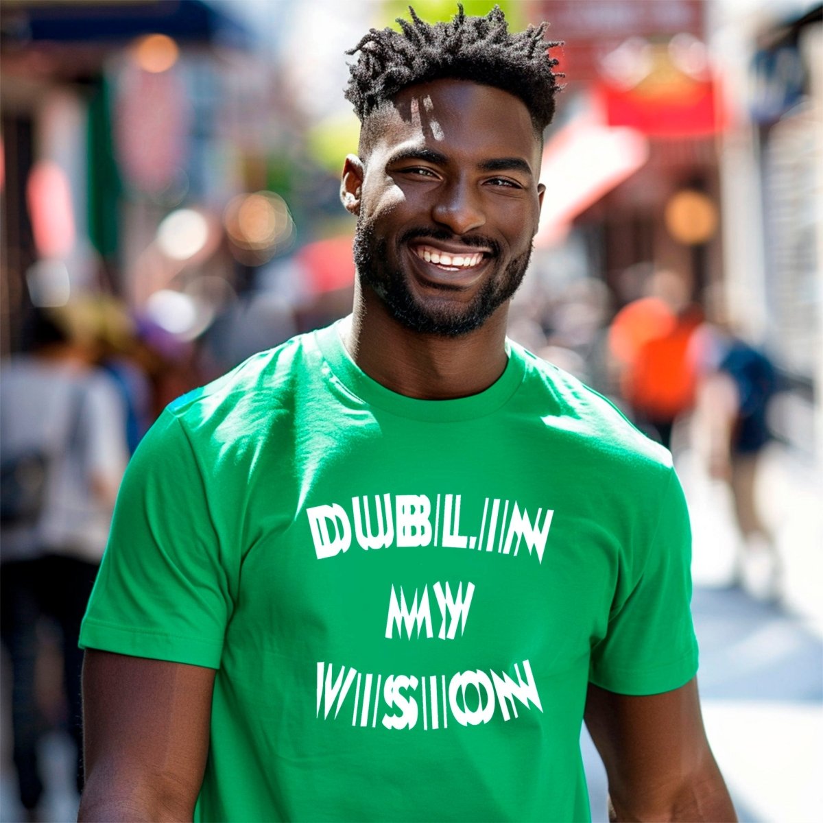 Dublin My Vision St. Patrick's Day Premium T-Shirt | Embedded Designz