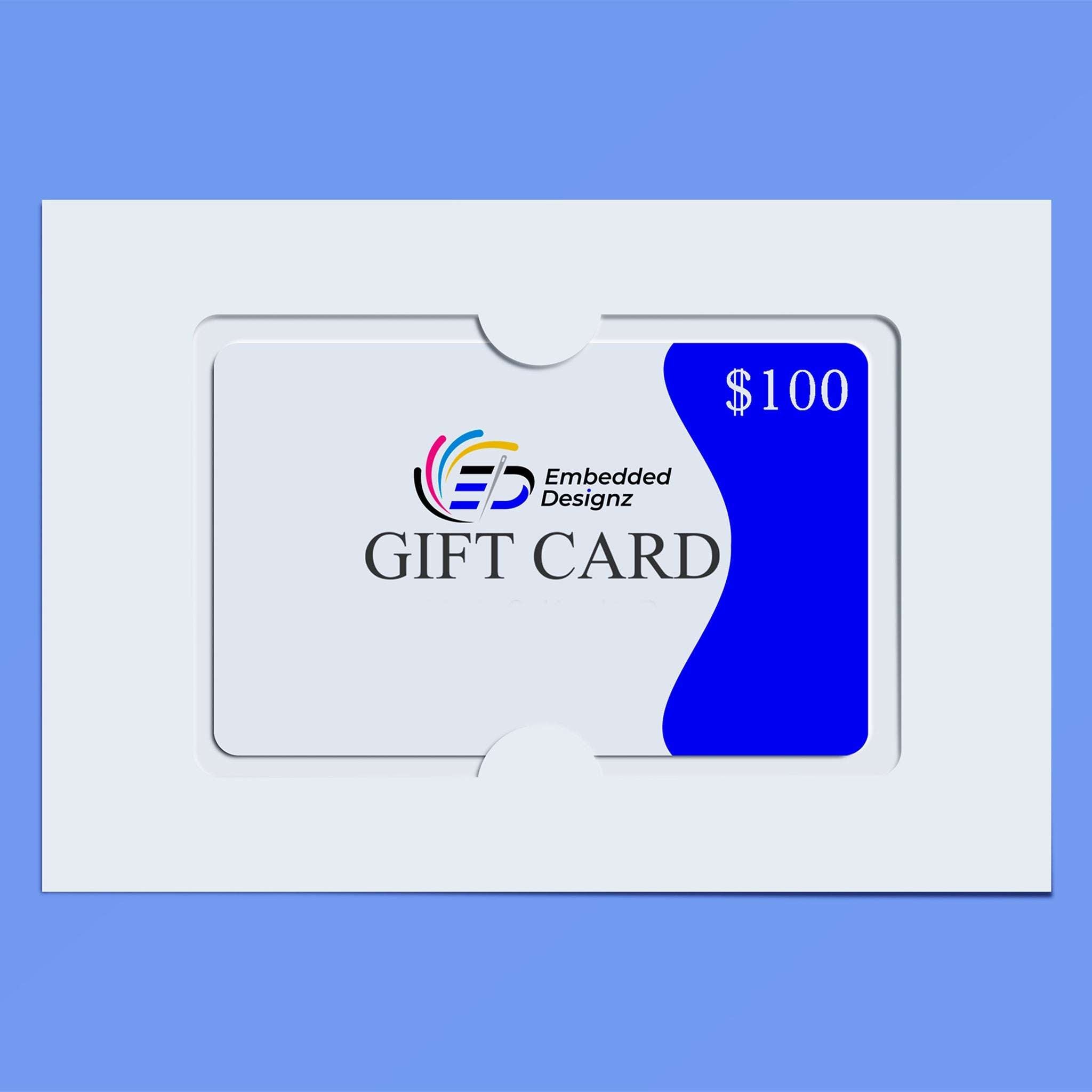 Embedded Designz Gift Card | Embedded Designz