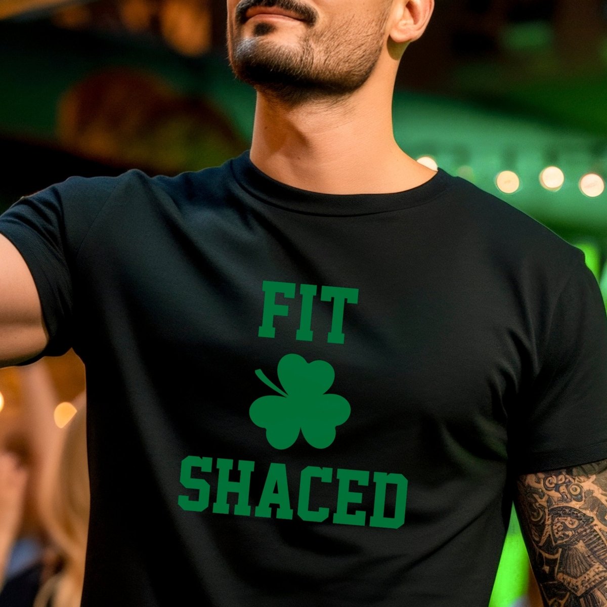 Fit Shaced St. Patrick's Day Premium T-Shirt | Embedded Designz