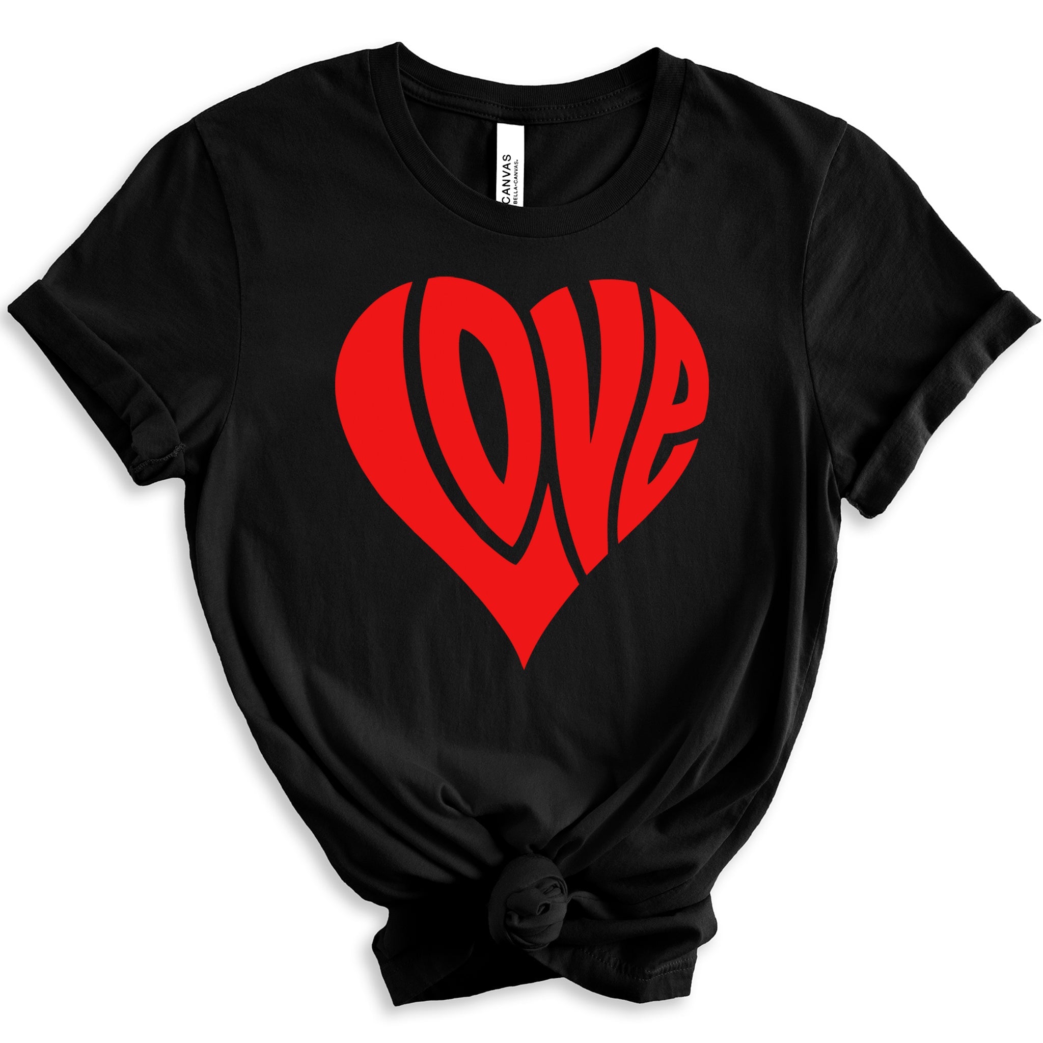 Groovy Love Premium Valentine's T-Shirt | Embedded Designz