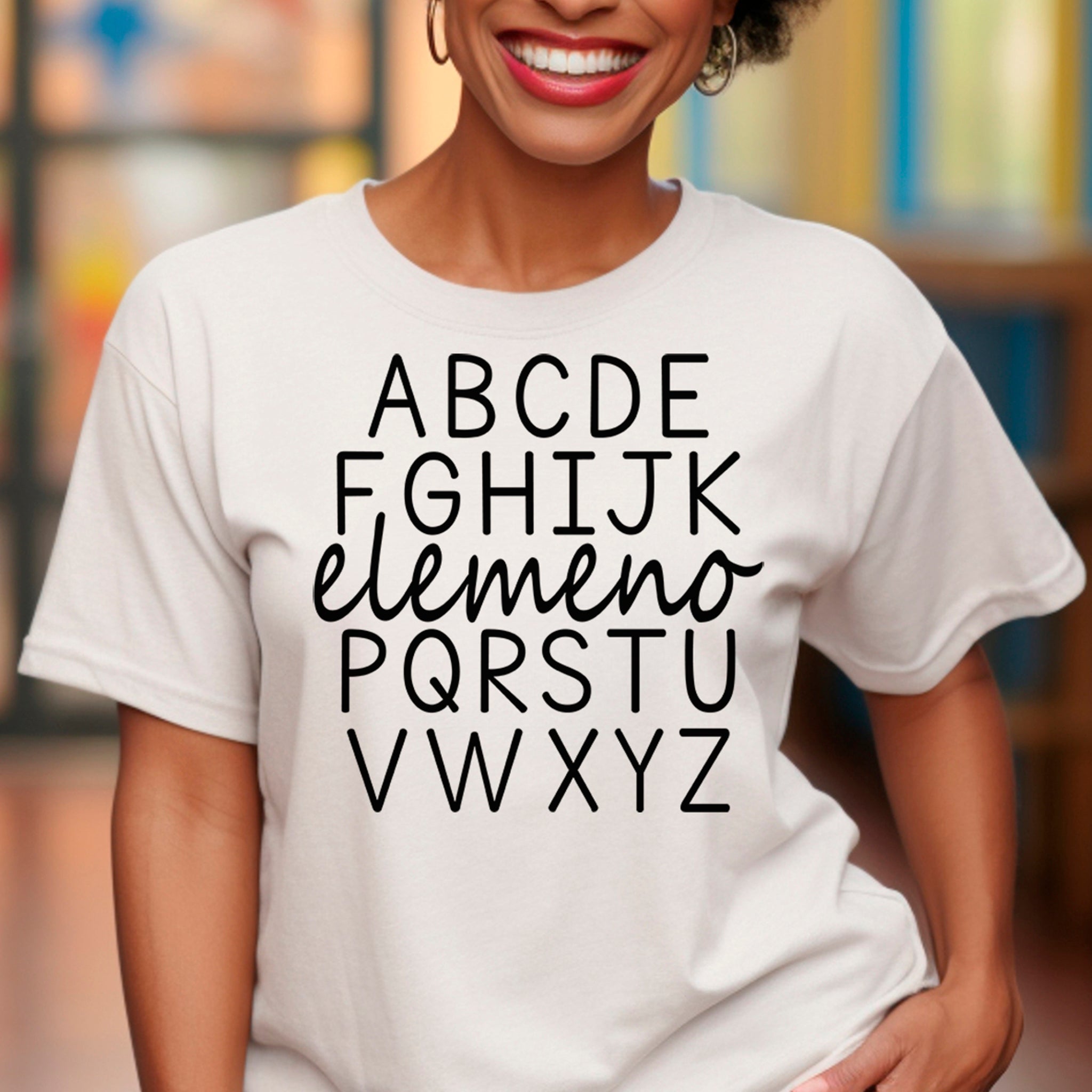 HIJK..elemeno...P Alphabet Premium T-Shirt | Embedded Designz