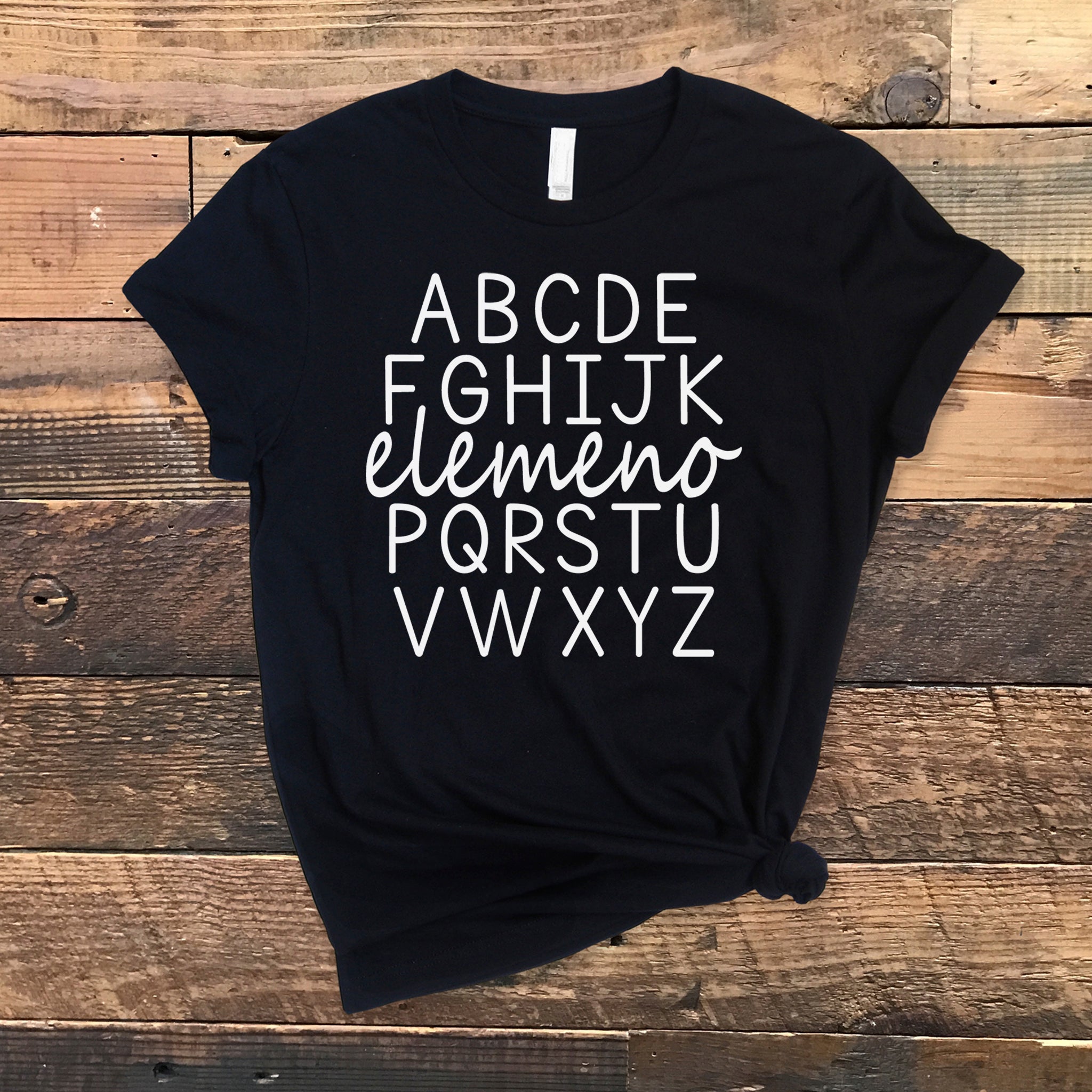 HIJK..elemeno...P Alphabet Premium T-Shirt | Embedded Designz