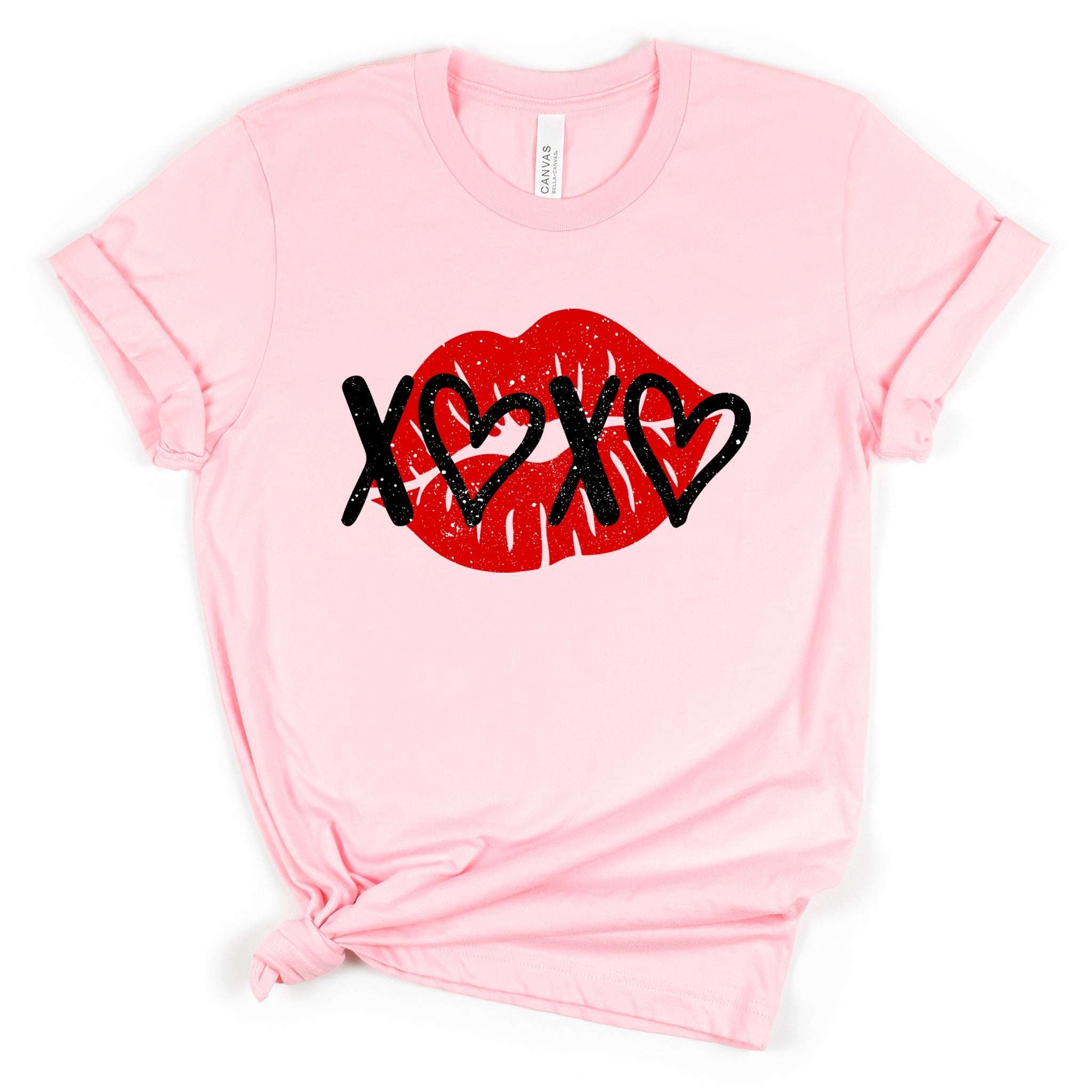 Hugs & Kisses Premium Valentine's T-Shirt | Embedded Designz