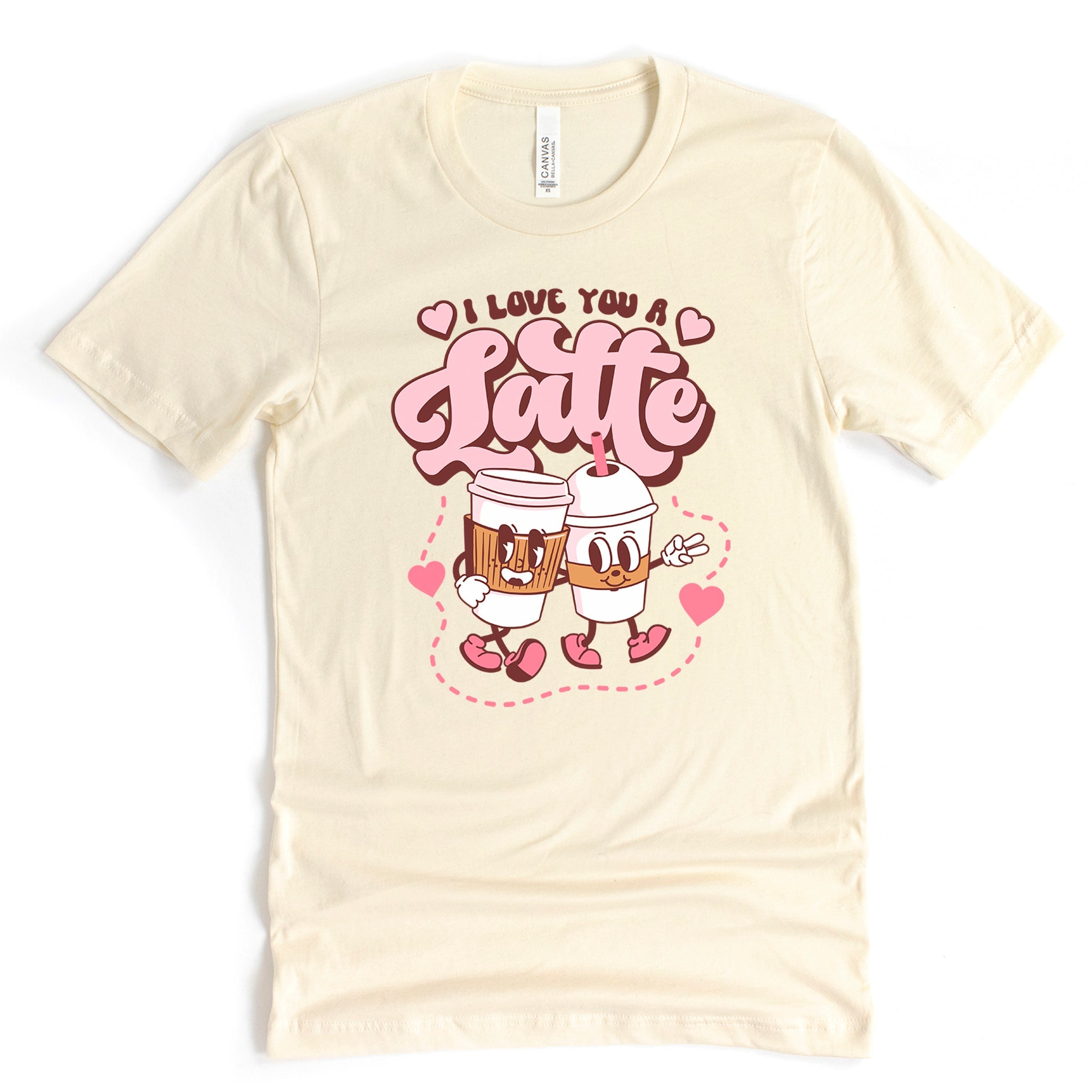 I Love You a Latte Premium Valentine's T-Shirt | Embedded Designz